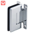 90 Degree Dobradica Stainless Steel Clip bathroom Hardware Glass Fitting Wall to Glass Hinge Shower Door Hinge with H Plate (ESH-301H)